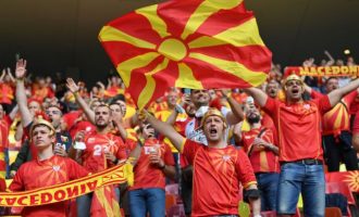Η τηλεόραση της Βόρειας Μακεδονίας μετέδιδε ότι έπαιζε μπάλα η «Μακεδονία»