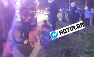 Μοτοσικλετιστής της ΔΙΑΣ παραβίασε κόκκινο και χτύπησε γυναίκα που περνούσε τον δρόμο