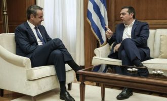 Εθνική συναίνεση Μητσοτάκη-Τσίπρα – Η δήλωση του πρωθυπουργού