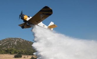 Κατέπεσε πυροσβεστικό πετζετέλ (PZL) στη Ζάκυνθο – Καλά στην υγεία του ο πιλότος