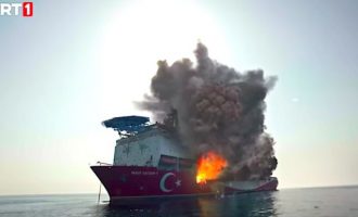 Τουρκικό γεωτρύπανο στην Αν. Μεσόγειο ανατινάζεται σε τουρκικό σίριαλ -Το σενάριο είναι της MİT