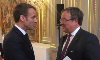 O Mακρόν συναντήθηκε με τον υποψήφιο διάδοχο της Μέρκελ – Τι προσδοκά η Γαλλία