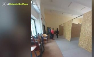 Εθνική συμφορά η Κεραμέως: Έφτιαξαν αίθουσα νηπιαγωγείου με νοβοπάν σε διάδρομο ΕΠΑΛ