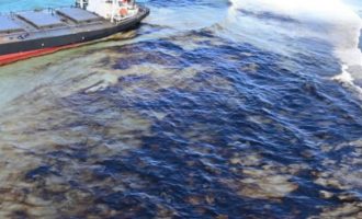 Μεγάλη πετρελαιοκηλίδα από τη Συρία αναμένεται να φτάσει στις ανατολικές ακτές της Κύπρου
