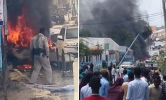 Φρικιαστική βομβιστική επίθεση της Σεμπάμπ (Αλ Κάιντα) στο Μογκαντίσου