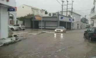Πλημμύρισε η Κέρκυρα για δεύτερη φορά μέσα σε 10 ημέρες