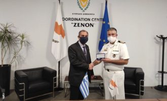 Ο Μπαλωμένος στην 1η Τετραμερή Διευθυντών Πολιτικής Εθνικής Άμυνας Κύπρου, Ελλάδας, Ιταλίας και Γαλλίας στη Λευκωσία