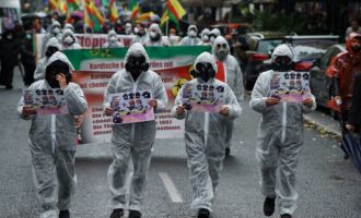 Διαδηλώσεις Κούρδων στην Ευρώπη κατά της χρήσης χημικών όπλων από την Τουρκία