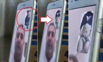 Ο Τουρκοκύπριος «πρωθυπουργός» αυνανιζόταν μέσω κινητού – Δείτε το βίντεο