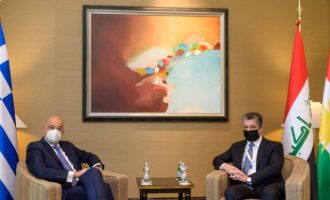 Με τον πρωθυπουργό του ιρακινού Κουρδιστάν ο Νίκος Δένδιας
