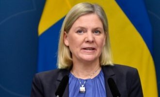 Θετική στον κορωνοϊό η πρωθυπουργός της Σουηδίας