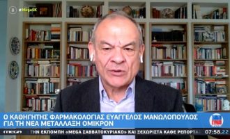 Καθησυχαστικός ο Μανωλόπουλος για την «Μποτσουάνα» – Τι είπε για την «Όμικρον»