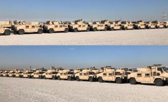 Οι Αμερικανοί δώρισαν περισσότερα από 200 «Humvee» στους Κούρδους Πεσμεργκά