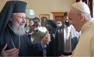 Παπάς από Κύπρο: Ελπίδα για επανένωση της Εκκλησίας – Χρυσόστομος: Οι Τούρκοι ξεπέρασαν τον Αττίλα