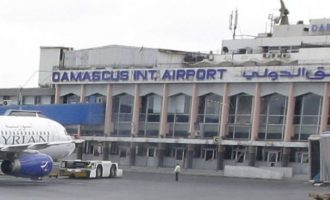 Οι Φρουροί της Επανάστασης επιδιορθώνουν τον διάδρομο του αεροδρομίου της Δαμασκού για να μεταφέρουν όπλα