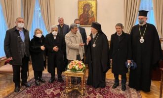 Ο πρώην πρόεδρος του Ιράν Αχμεντινετζάν συναντήθηκε με τον Οικ. Πατριάρχη