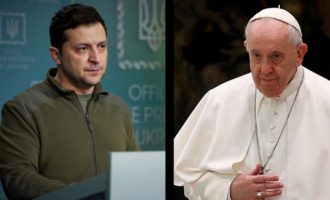 Ο Ζελένσκι ζήτησε από τον Πάπα να βοηθήσει για την ειρήνη