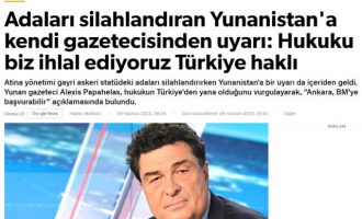 Τουρκική «Yeni Safak»: Ο Παπαχελάς «τόνισε ότι ο νόμος είναι με το μέρος της Τουρκίας» – Τι απαντά ο ΣΚΑΪ