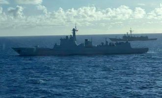 Η Ταϊβάν έστειλε πολεμικά πλοία και αεροπλάνα ως απάντηση στα στρατιωτικά γυμνάσια της Κίνας