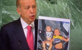 Ο Ερντογάν από το βήμα του ΟΗΕ κατηγόρησε την Ελλάδα ότι «πνίγει» παιδιά στο Αιγαίο