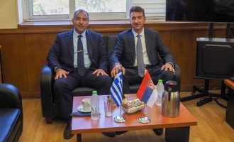 Ο Μπαλωμένος συζήτησε με τον Σέρβο πρεσβευτή την εμβάθυνση των αμυντικών σχέσεων Ελλάδας-Σερβίας