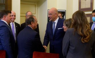 Ο Νίκος Δένδιας συζήτησε με Αμερικανούς βουλευτές την κατάσταση σε Αν. Μεσόγειο και Λιβύη