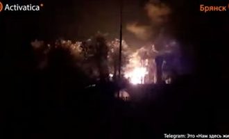 Στις φλόγες δεξαμενές πετρελαίου κοντά στα σύνορα της Ρωσίας με Ουκρανία και Λευκορωσία