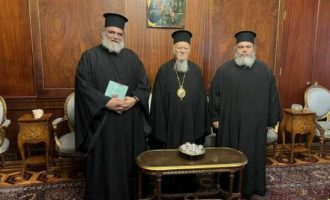 Στον Οικουμενικό Πατριάρχη ο Ταμασού Ησαΐας – Συναντήθηκε επίσης με τους αρχιεπισκόπους Αμερικής και Κρήτης και με τον εκπρόσωπο της Ουκρανίας