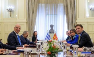 Δένδιας σε Οσμάνι: Η Ελλάδα είναι ο πιο στενός σύμμαχος της Βόρειας Μακεδονίας