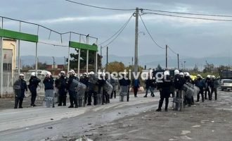 Διαδηλώσεις Ρομά: Πυροβολισμός προς την πλευρά των ΜΑΤ στη Θεσσαλονίκη