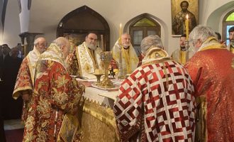 Οικ. Πατριαρχείο: Αρχιερατικό Συλλείτουργο με Πατριάρχη, Αρχιεπισκόπους και τον Ταμασού από την Κύπρο