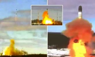 CNN: Αποτυχημένη δοκιμή του βαλλιστικού πυραύλου Satan II ενώ ο Μπάιντεν ήταν στο Κίεβο