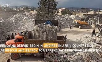 Οι φιλότουρκοι τζιχαντιστές σταμάτησαν τις επιχειρήσεις διάσωσης στην κατεχόμενη Β/Δ Συρία (βίντεο)