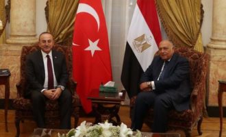 Ο Σούκρι καλωσόρισε τον «αδελφό Τούρκο υπουργό» Τσαβούσογλου – Τι συζήτησαν