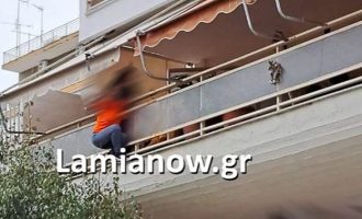 Λαμία: Γυναίκα απειλούσε να πέσει από το μπαλκόνι της