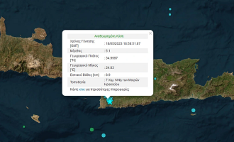 Σεισμός 5,1 Ρίχτερ στο Ηράκλειο – Ταρακουνήθηκε η Κρήτη – Προειδοποίηση από τον Γερ. Παπαδόπουλο