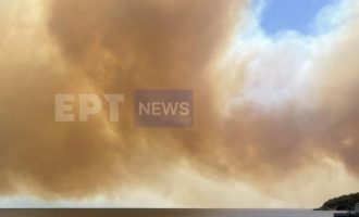 Νέα Αγχίαλος: Εκρήξεις σε αποθήκη πυρομαχικών από την πυρκαγιά
