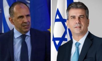 Ο υπουργός Εξωτερικών του Ισραήλ, Έλι Κοέν, στην Αθήνα – Συνάντηση με Γεραπετρίτη