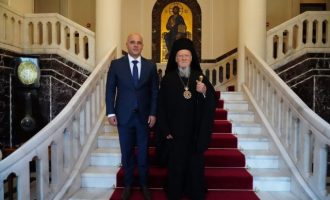 Ο Βορειομακεδόνας πρωθυπουργός συναντήθηκε με τον Οικ. Πατριάρχη στο Φανάρι