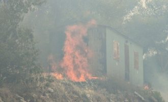 Πυροσβεστική: Ανεξέλεγκτη η φωτιά στα Δερβενοχώρια και στο Λουτράκι (βίντεο)