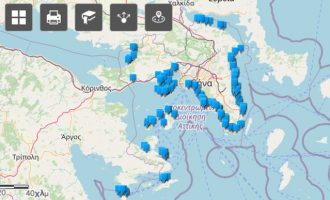Διαδραστικός χάρτης: Ακτές Κολύμβησης Αττικής [LIVE]