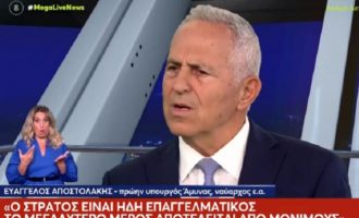 Αποστολάκης: «Κανείς δεν γνωρίζει τα εθνικά θέματα», πριν εμπλακεί
