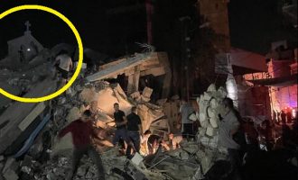 Γάζα: Χτυπήθηκε κτίριο δίπλα στον Άγιο Πορφύριο – Καταδικάζουν Πατριαρχείο Ιεροσολύμων και υπουργείο Εξωτερικών
