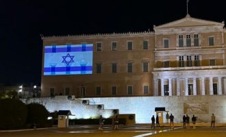 Η Βουλή στα χρώματα του Ισραήλ – Ο πρεσβευτής του Ισραήλ στην πλατεία Συντάγματος
