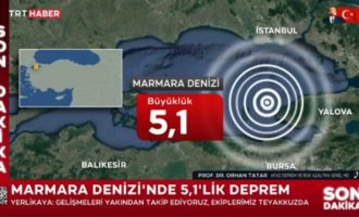 Λέκκας στην ΕΡΤ για σεισμό 5,1 Ρίχτερ στην Τουρκία: «Δεν ξέρουμε ακόμα αν είναι κύριος»