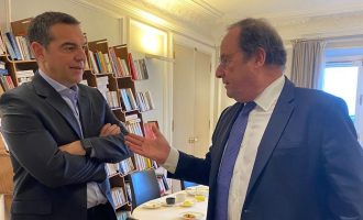 Αλ. Τσίπρας: Συνάντηση με Φρανσουά Ολάντ στο Παρίσι – Τι συζήτησαν