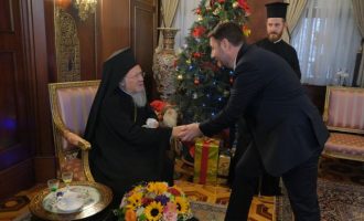Ανδρουλάκης: «Είναι χαρά και τιμή μου, που βρίσκομαι στο Οικουμενικό Πατριαρχείο για τη μεγάλη γιορτή της Ορθοδοξίας»