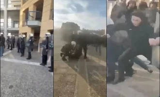 Κομοτηνή: Εισβολή των ΜΑΤ στη Νομική – Aστυνομική βία σε βάρος των φοιτητών (βίντεο)