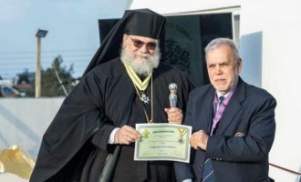 Το Σώμα Προσκόπων Κύπρου τίμησε τον Μητροπολίτη Ταμασού και Ορεινής