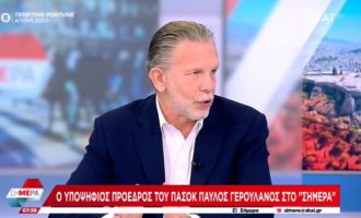 Γερουλάνος για συνεργασία με ΣΥΡΙΖΑ: Δυο σπίτια που καίγονται δεν τα βάζεις μαζί